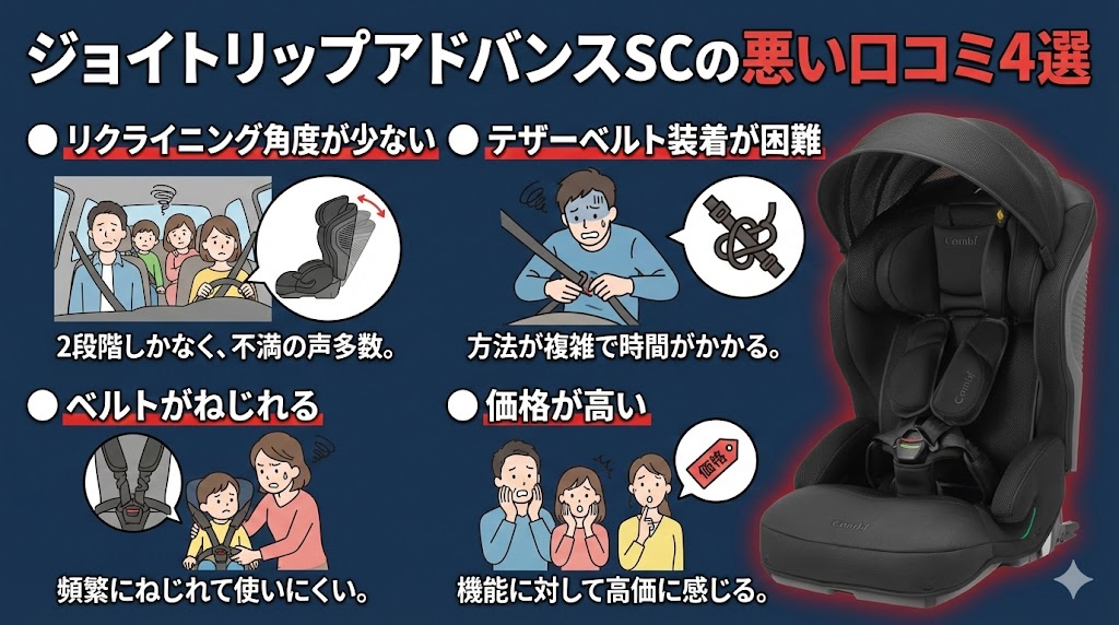 ジョイトリップアドバンス plus SC
悪い
口コミ