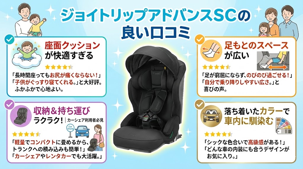 ジョイトリップアドバンス plus SC
良い
口コミ