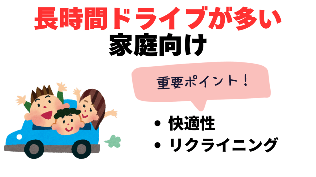 長時間
ドライブ
おすすめ
ジュニアシート