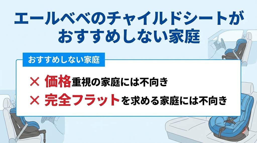 エールベベ
おすすめしない
チャイルドシート