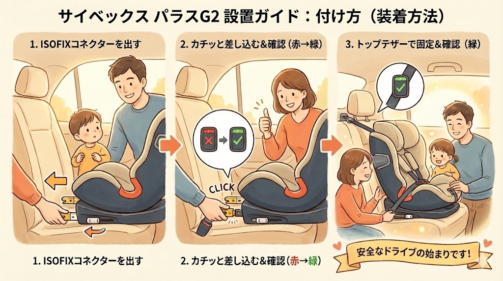 パラスG2の取り付け方