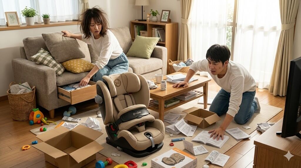 説明書の場所がわからないという口コミ