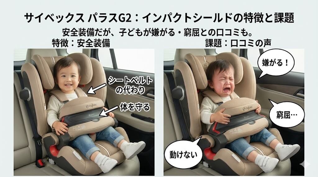 サイベックス
パラスG2
口コミ
インパクトシールド
特徴
