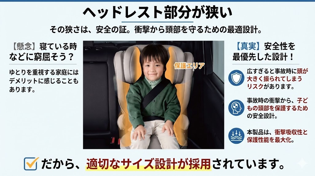 ライドクルー ISOFIX AB
ヘッドレスト