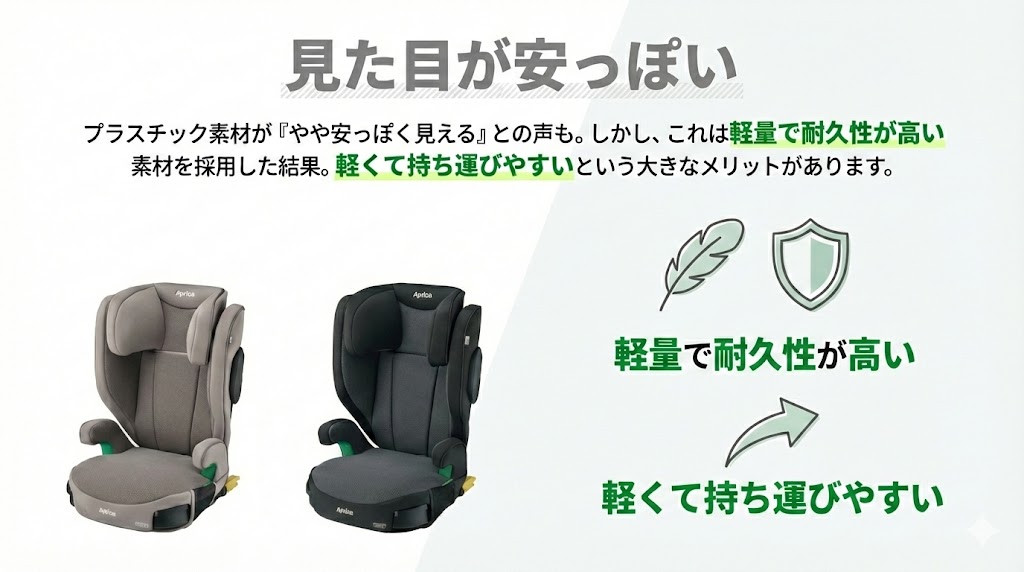 ライドクルー ISOFIX AB
見た目