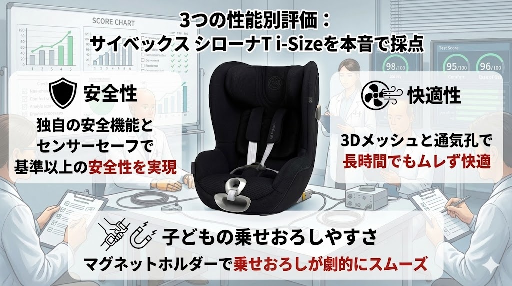 サイベックス
シローナT i-Size
口コミ
性能別
評価