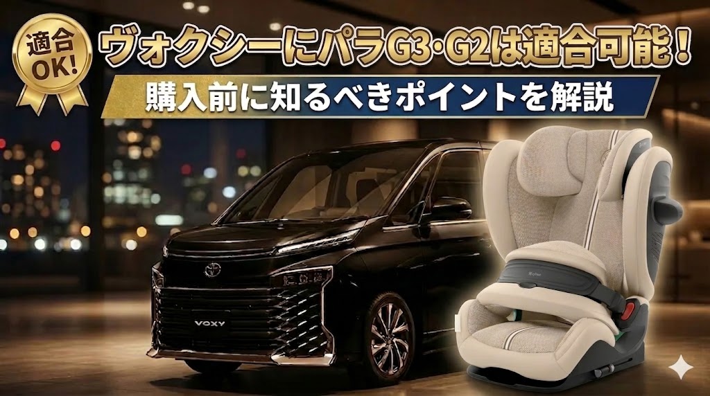 サイベックス パラスG2 ヴォクシー 適合 取り付け