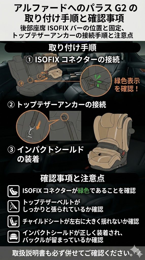 パラスG2
アルファード
取り付け手順