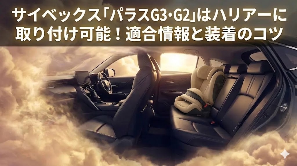 サイベックス パラスG3 パラスG2 ハリアー 取り付け 適合