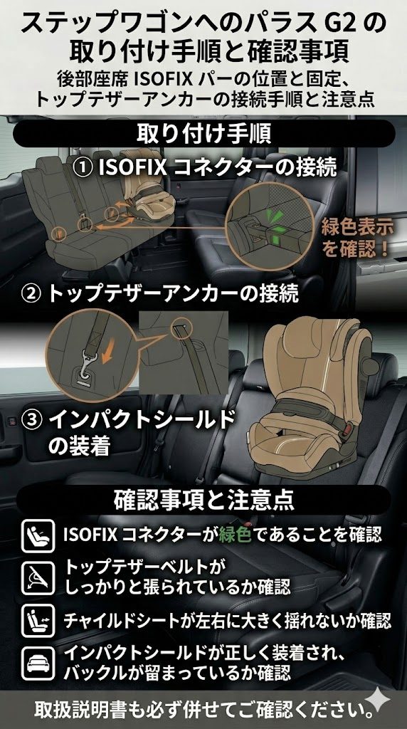 パラスG2
ステップワゴン
取り付け手順