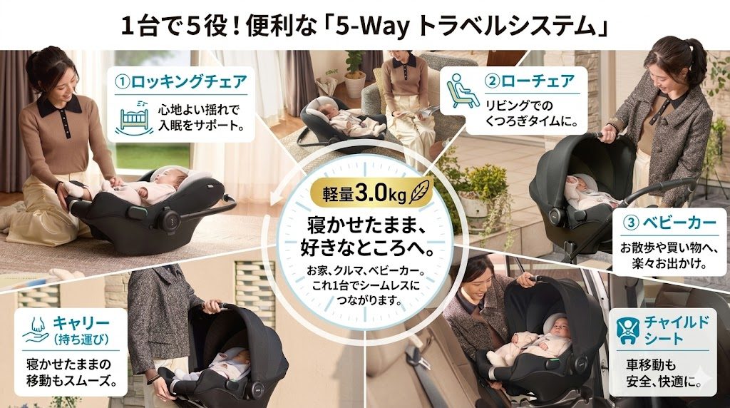 エアキャリーac
エアキャリーab
共通点
5Way