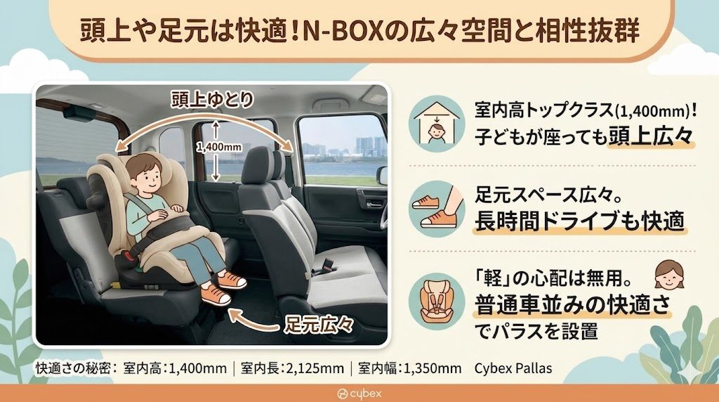 N-BOX
室内空間
頭上
足元