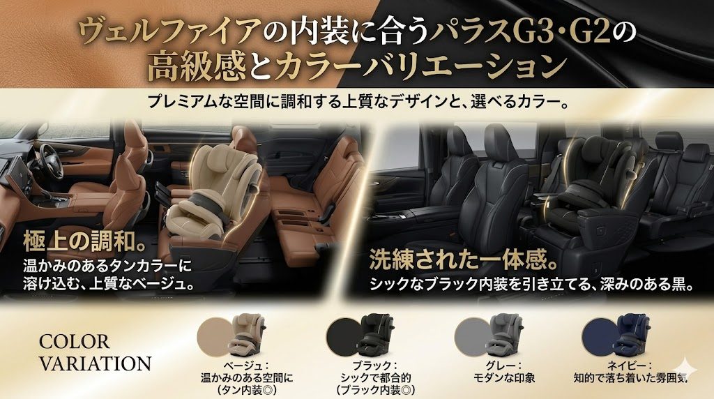 パラスG3・G2
ヴェルファイア
カラー