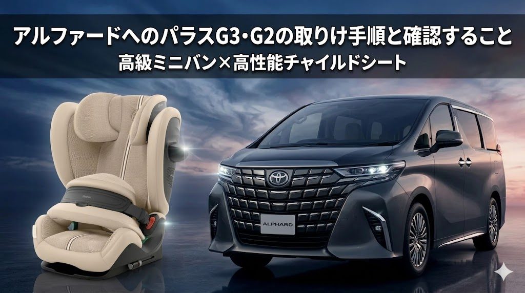 アルファード
パラスG3・G2
取り付け手順