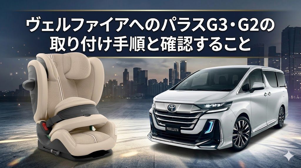 ヴェルファイア
パラスG3・G2
取り付け手順