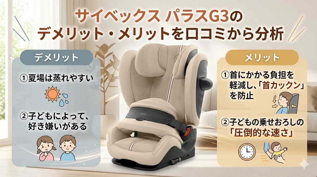 サイベックス
パラスG3
デメリット
メリット
口コミ