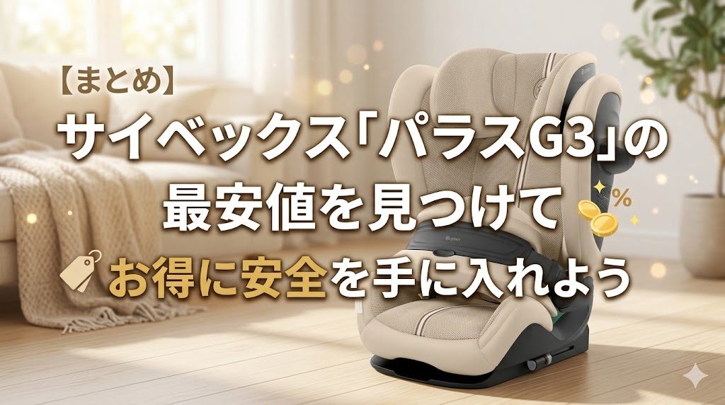 サイベックス
パラスg3
最安値
まとめ