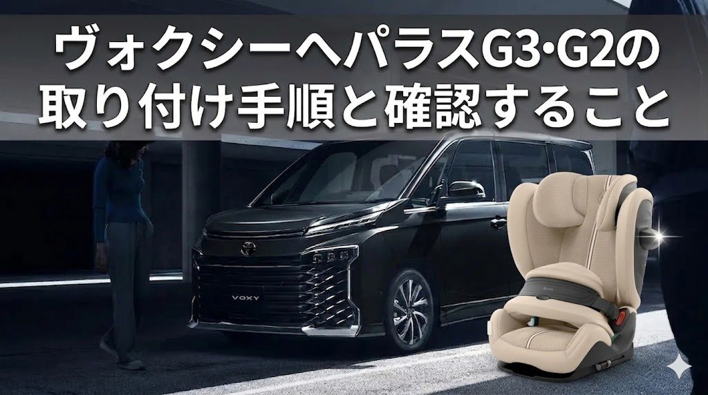 パラスG3・G2
ヴォクシー
取り付け手順