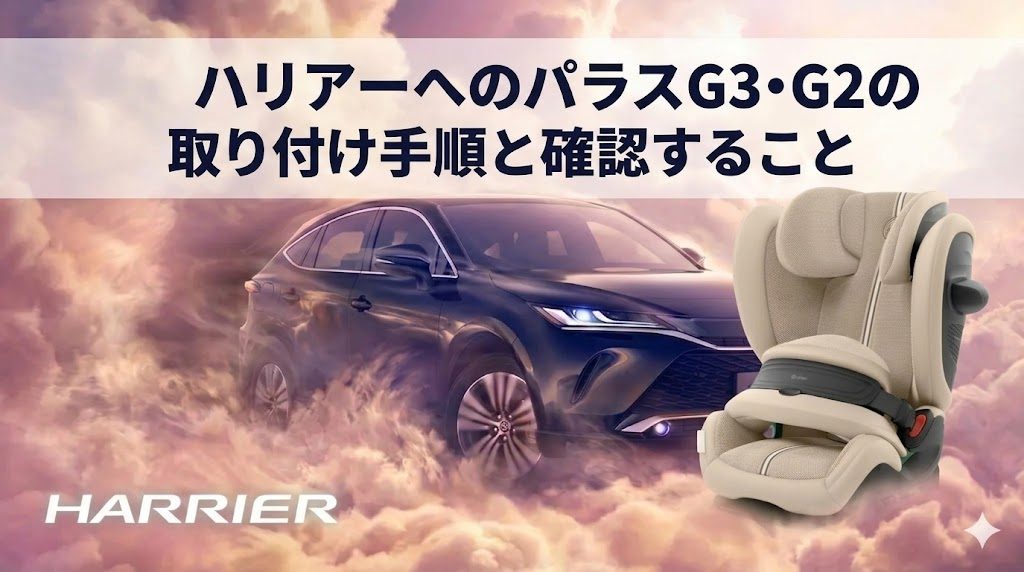 パラスG3・G2
ハリアー
取り付け手順