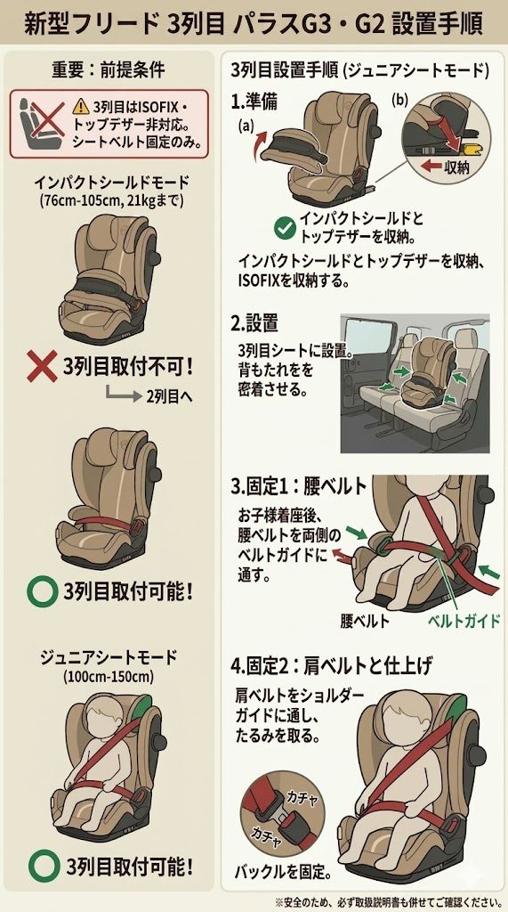 パラスG3・G2
フリード
3列目