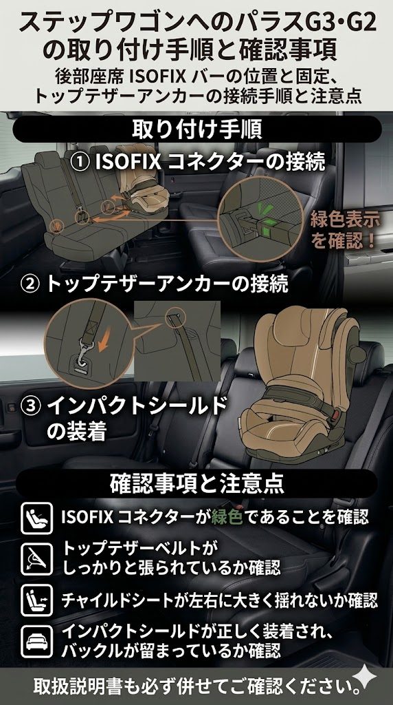 パラスG3･G2
ステップワゴン
取り付け手順