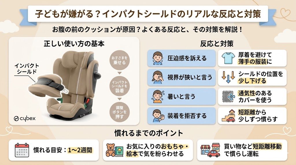 パラスg3
パラスg2
インパクトシールド
子ども
嫌がる
対策