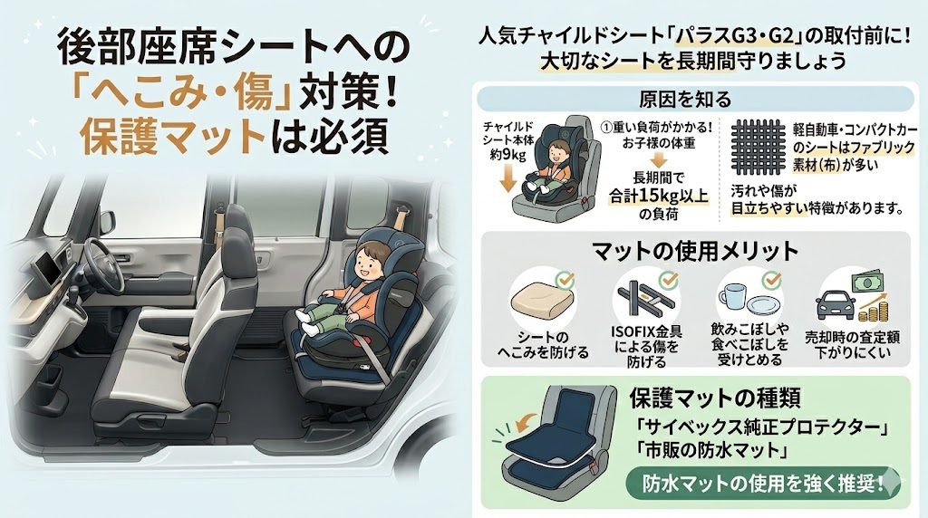 パラスg3
パラスg2
後部座席
へこみ・傷対策
保護マット