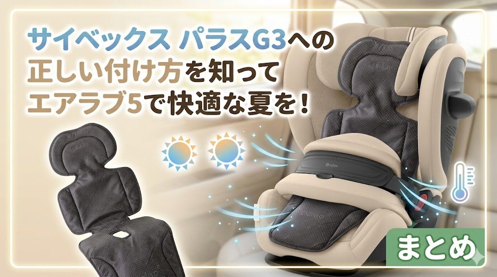 サイベックス
パラスg3
エアラブ5
付け方
まとめ
