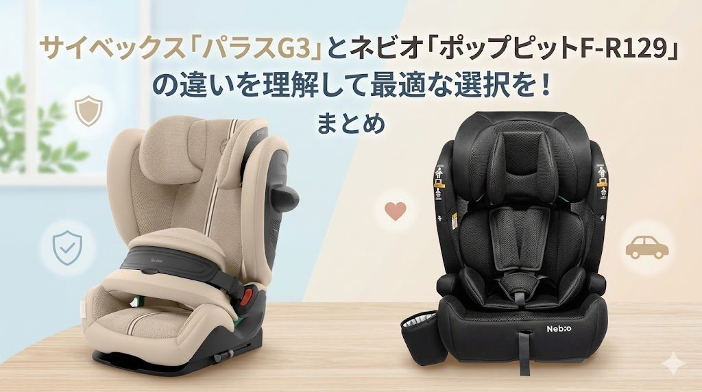 サイベックス
パラスg3
ネビオ
ポップピットf-r129
まとめ