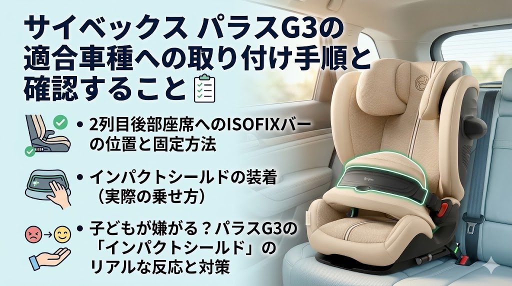 サイベックス
パラスg3
取り付け
手順