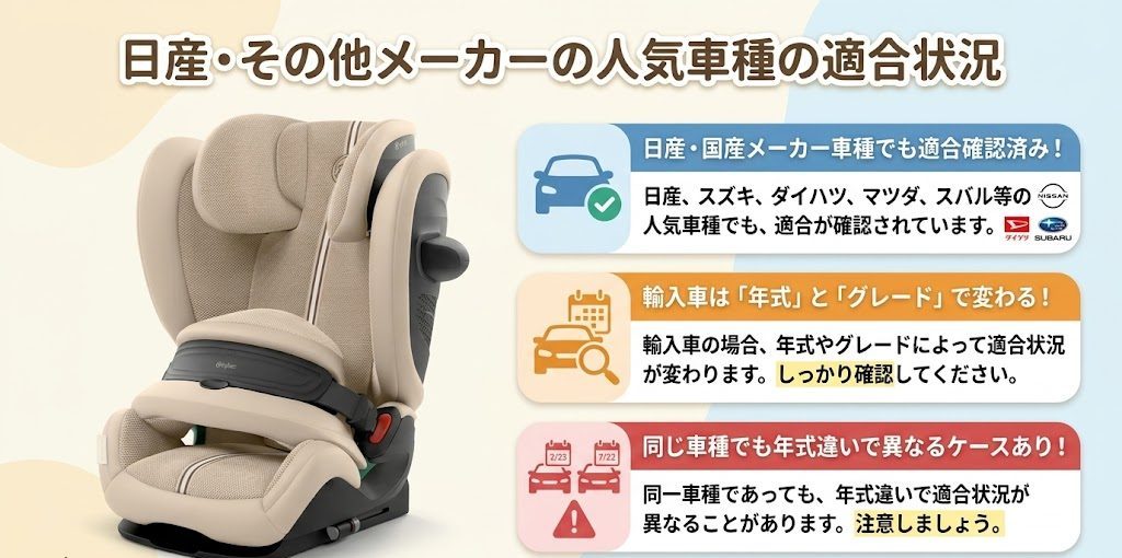サイベックス
パラスg3
日産
適合車種