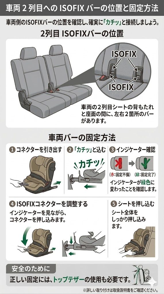 サイベックス
パラスg3
isofix
取り付け