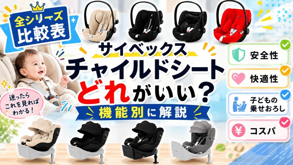 サイベックス
チャイルドシート
比較表
機能別